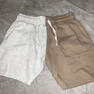 Kids' Tan and White Shorts